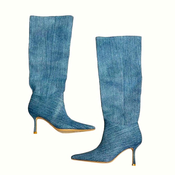 Raye Denim Boot in Indigo Blue by RAYE❤️ - Picture 2 of 4